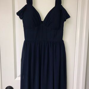 ModCloth | Navy Sweetheart Dress